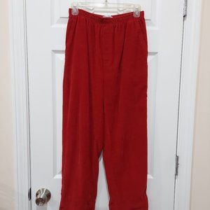Vintage Cabin Creek Red High-Rise Corduroy Pants